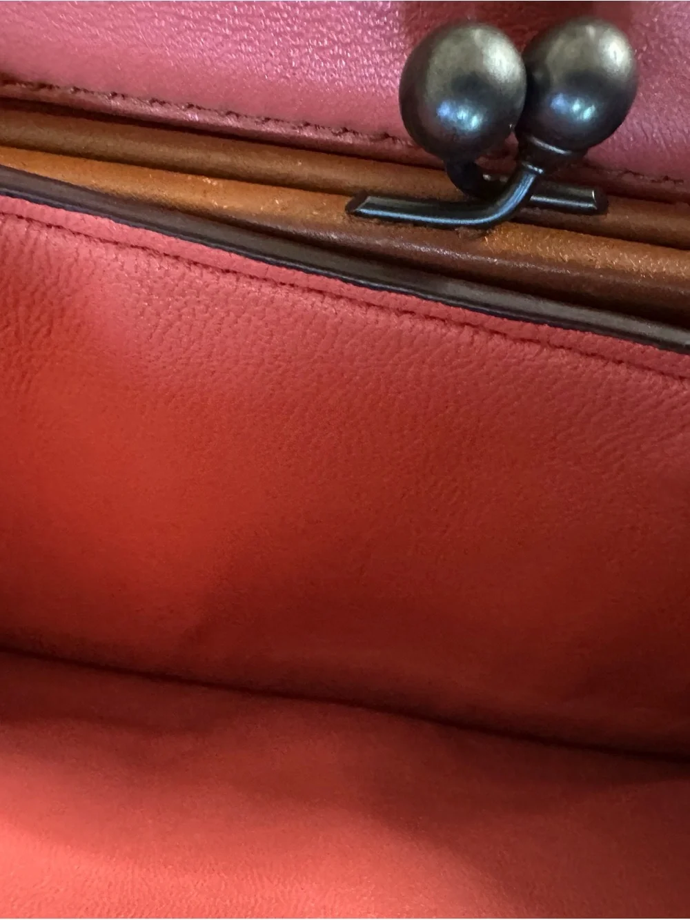 Coach 1941 Dinky Dahlia Pink Crossbody Clutch Bag